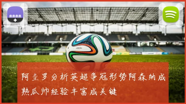 阿圭罗分析英超争冠形势阿森纳成熟瓜帅经验丰富成关键